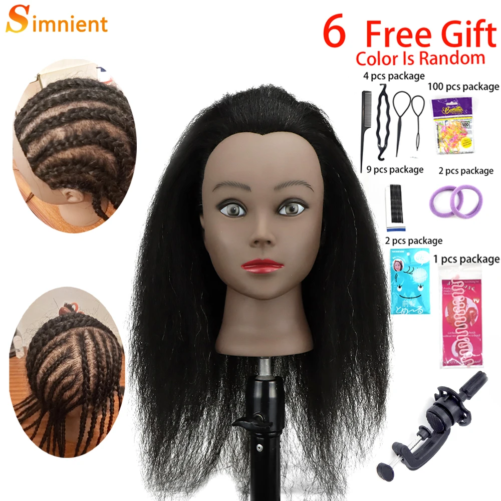 Mannequin Head Hair Practice Braiding  Training Mannequin Head Hair - Afro  Mannequin - Aliexpress