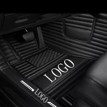 

Car floor mats with Logo/Brand Logo for Subaru Forester Outback Tribeca XV 5D car-styling heavy duty all weather carpet floor li