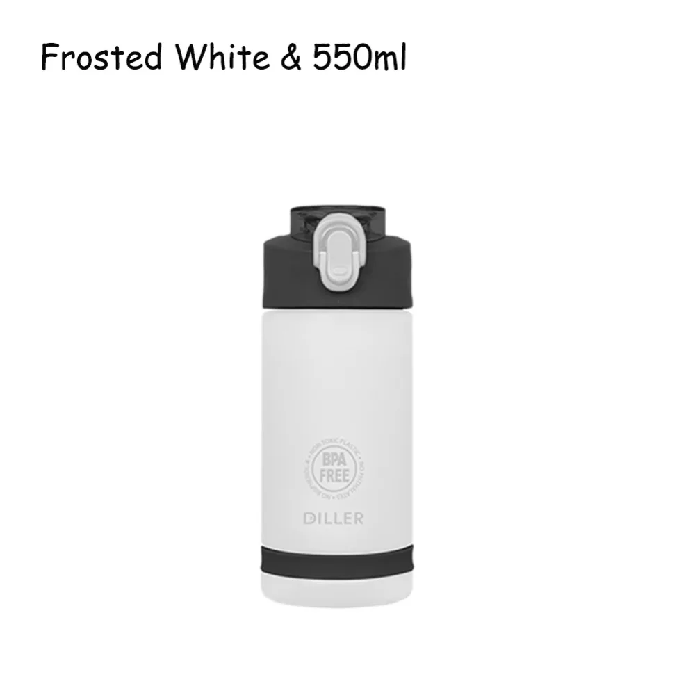 Матовая бутылка для воды с соломинкой BPA Free Tritan материал непротекающая чашка 550 мл 750 мл 850 мл чайник для любителей фитнеса