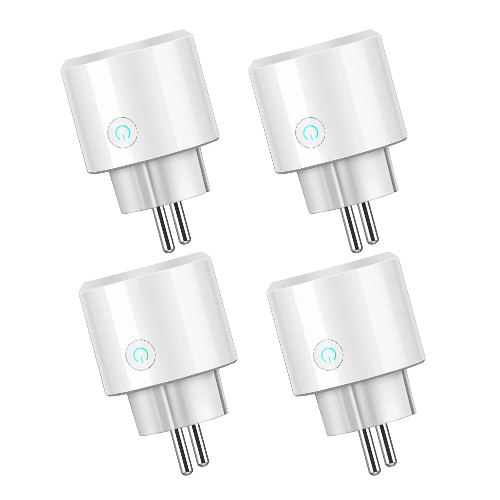 4 pcs Умный таймер разъем BSD23 WI-FI Беспроводной дистанционный пульт дистанционного управления телефон пульт дистанционного управления розетка Управление дома огнезащитной PC смарт Мощность розетка вилка европейского стандарта, 1/2/4/10 шт - Комплект: 4 pcs