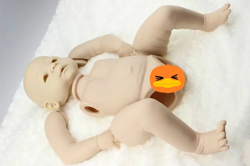 Reborn Doll Kit 57cm Unpainted Model Non-Finished Product Full Limb Full mold Kit Hight Art Correct Mold