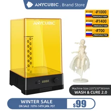 Anycubic 3D Printer Wash and Cure 2.0 Machine 2-in-1 UV Resin curing for 3d printer cure models