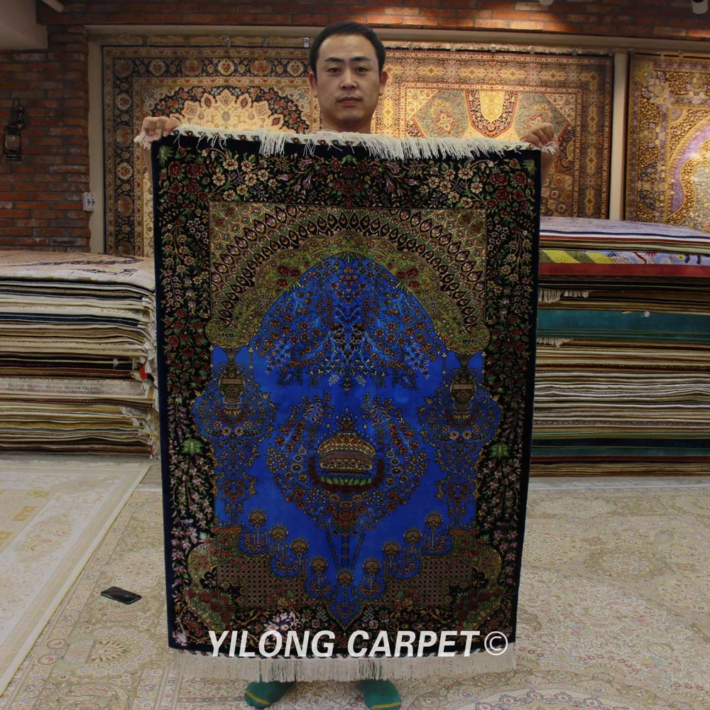 Yilong 3'x4. 5' Восточный ковер Турецкая ручной работы дешевые персидские ковры (TJ103A)