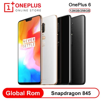 

Global ROM OnePlus 6 8GB 128GB Snapdragon 845 Octa Core 6.28'' FHD Display 20MP 16MP AI Dual Camera Face ID NFC Cellphone