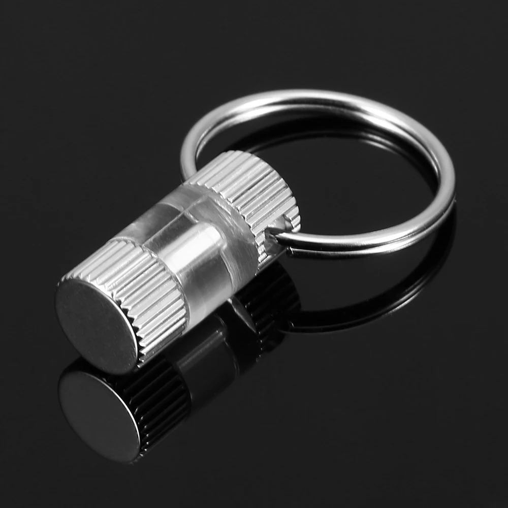 

Tritium Self Luminous Key Ring Waterproof Ultralight Outdoor Glow In The Dark Keychain Ring Emergency Survival Mini Light