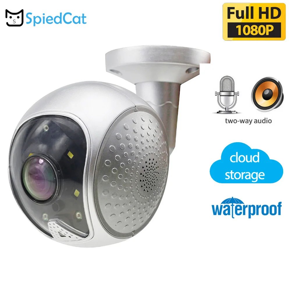 1080P HD IP Беспроводная Wi-Fi камера ночного видения с датчиком движения CCTV