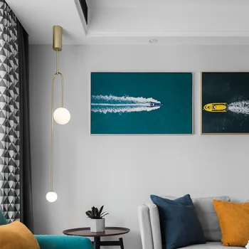 

nordic glass ball handmade wicker diamond pendant lamp modern led chandelier living room decoration luzes de teto avizeler