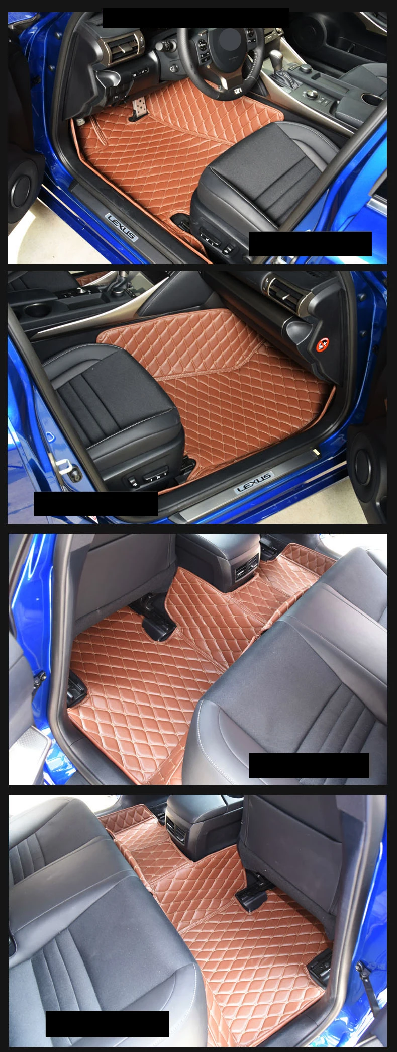 Стиль кожаные автомобильные коврики для lexus ct200h ct200 ct 2011 2012 2013 ковер