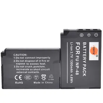 

DSTE 2PCS NP-48 Camera Battery for Fuji FinePix XQ1 Camera