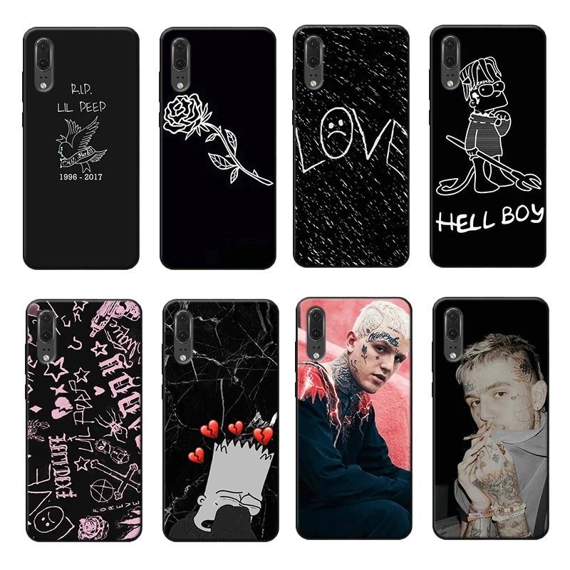 For huawei honor 9x pro 8x 10 20 lite Clear Soft Silicone Phone Case Rap Singer Lil Peep hellboy Life | Мобильные телефоны и