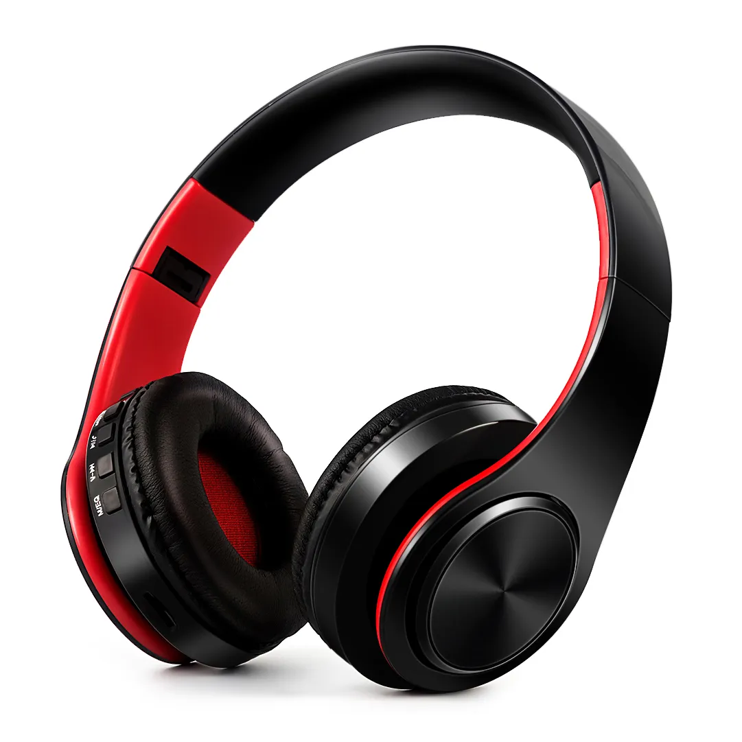 Neu Kopfhörer Stereo Bluetooth Kopfhrer Kabellos Faltbare Headset Mikrofon DHL 