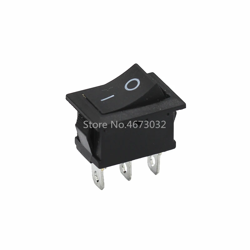 Rocker Switch 1PCS KCD1 2PIin 3Pin Boat Car 6A/10A 250V/125V AC Red Yellow Green Blue black Button