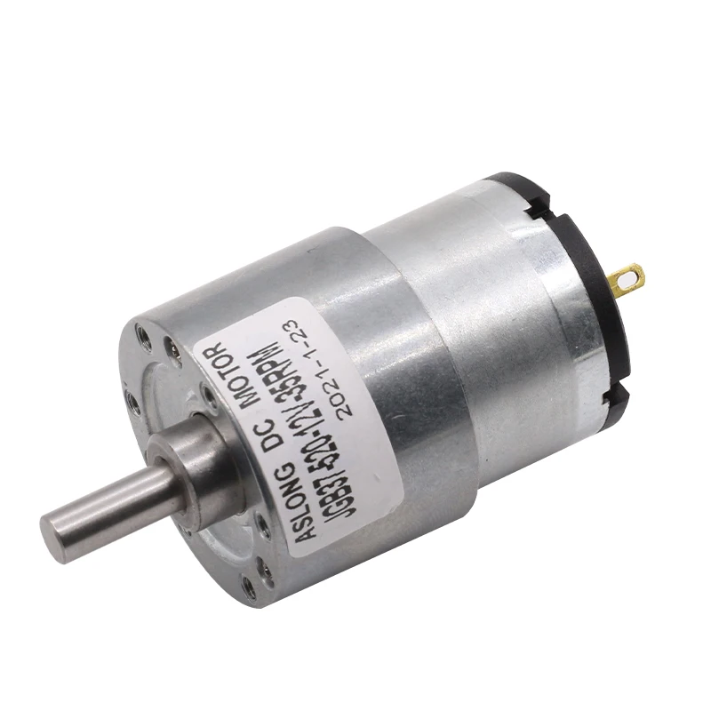 

JGB37-520 Freeshipping dia 37mm dc motor speed reducer 12V 24v Electric Motor gearbox 6V dc reduction motor Mini engine reductor