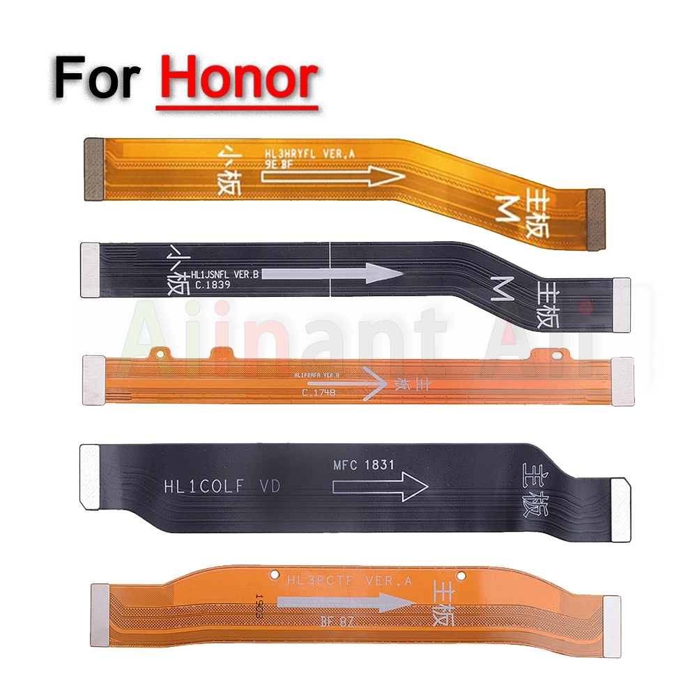 Original SUB Main Board LCD Dock Connector MainBoard Flex Cable For Huawei Honor 8 9 10 20 View 8X 9i 9X 20i 20s Lite | Мобильные