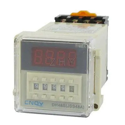 

DH48S-1Z Power on Time Delay Relay 8-Pin SPST 0.01S-9999H AC 48V w Socket