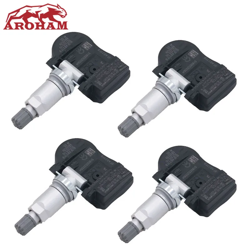 Best 4 Pcs 707355 10 70735510 707355 10 36106881890 36106856209 6855539 Car accessories For BMW 433Mhz New TPMS Tire Pressure Sensor
