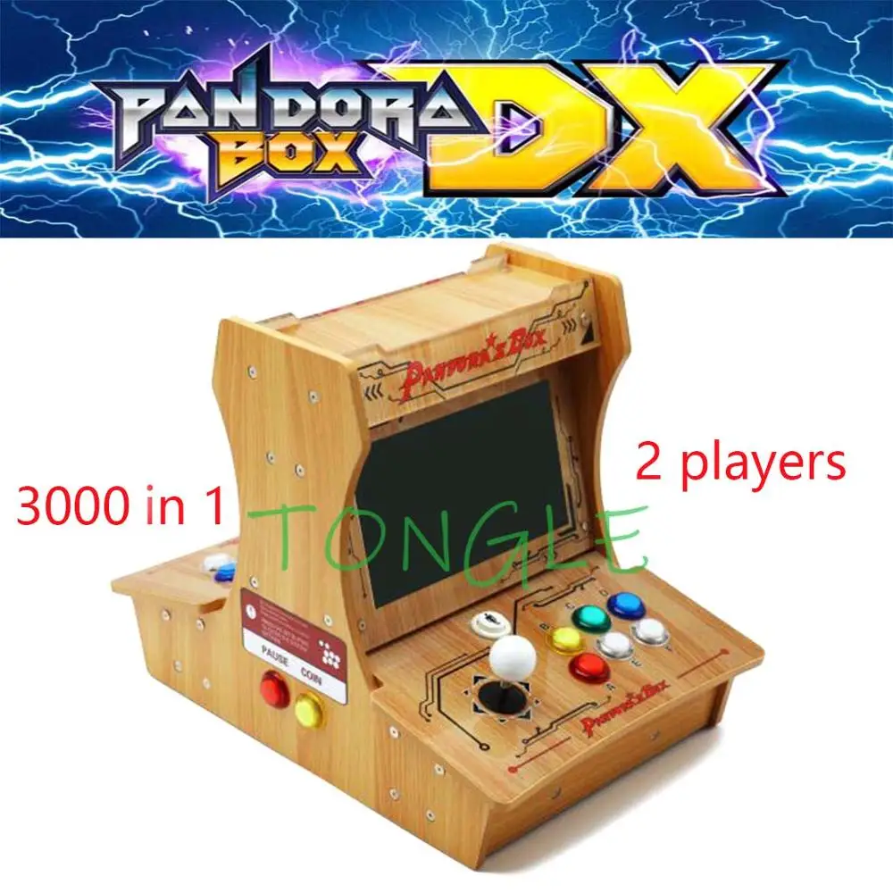 2020 Pandora Box Dx 3000 In 1 Wooden Mini Arcade Bartop 10 Inches 