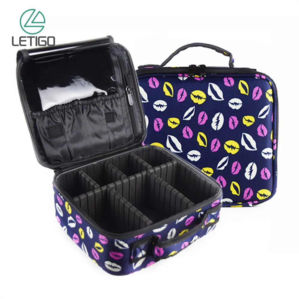

Women Cosmetic Bag Professional Beauty Brush Makeup Bag Case Waterproof Make Up Organizer Storage Bags Travel Makeup Bag