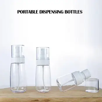 

30ml/60ml/80ml Fine Mist Alcohol Spray Bottling Perfume Sprayer Cosmetic Jar Pot Mini Makeup Face Lotion Atomizer Sample Bottles