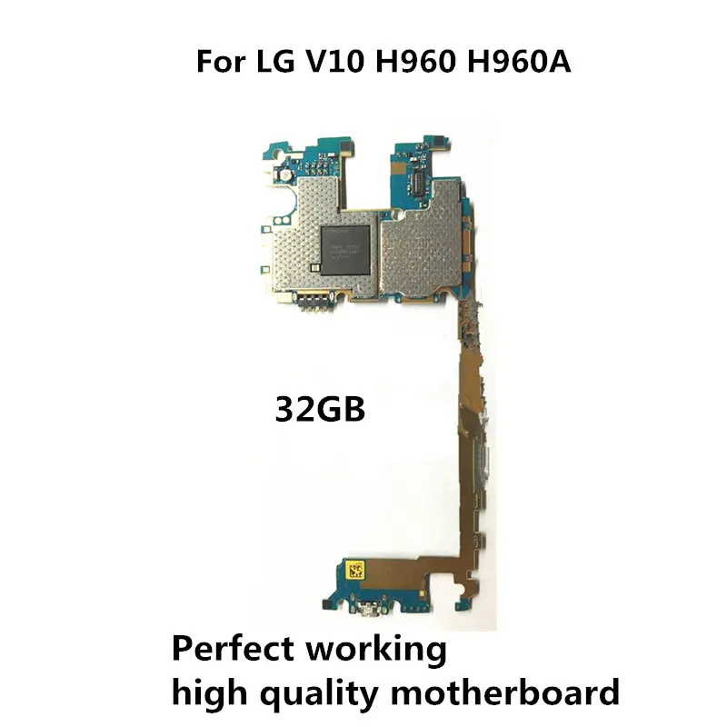 

Tested Full Work Original Unlock For LG V10 H960 H960A 6.0 Global Firmware Motherboard Circuit Electronic panel 32GB