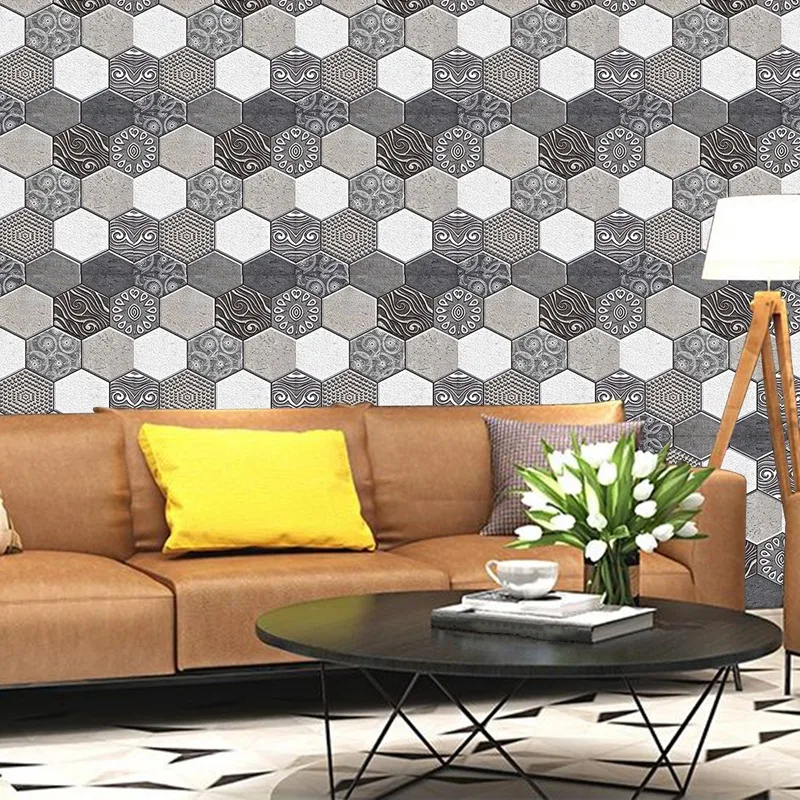 Waterproof Pvc Subway Kitchen Backsplash Tile Peel And Stick Self Adhesive Wallpaper Diy Bathroom Vinyl Wall Stickers Home Decor | Дом и сад