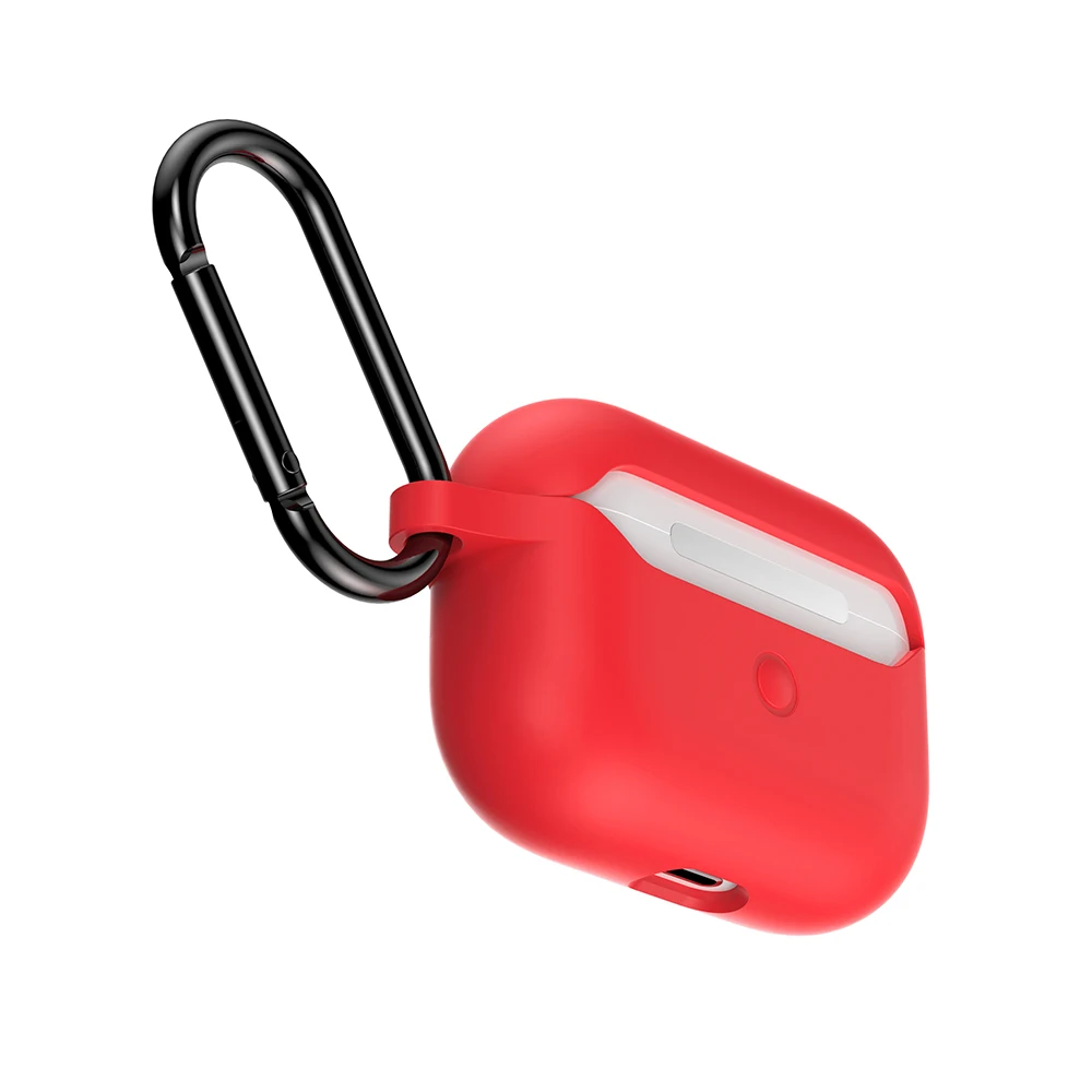 Силиконовый чехол для Apple AirPods Pro чехол TWS беспроводной Bluetooth чехол для наушников для Airpods 3 Air pods pro Чехол с брелоком