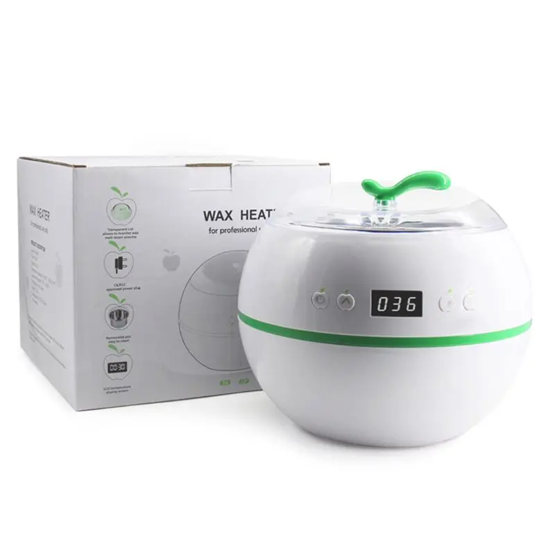 

100W 500ML Paraffin Wax Heater LCD Display SPA Machine Timed Temperature Setting for Face Hand Foot Hair Removal Salon Use