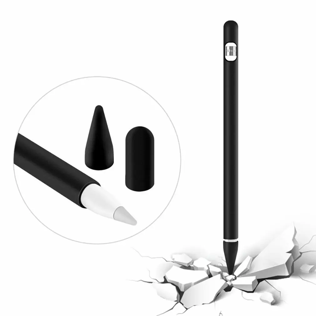 Новый цветной Мягкий силиконовый чехол для Apple Pencil, совместимый с iPad Tablet ручка-стилус, защитный чехол