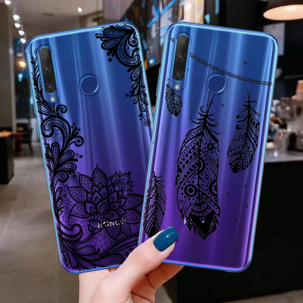 Чехол для телефона с кружевными цветами мандалы чехол Huawei Honor 10 20 Lite Pro 10i 20i 8X 8C 9X P30
