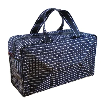 

1pc Fitness Shower Bag Handle Mesh Folding Waterproof Portable Zipper Shower Tote Toiletry Basket