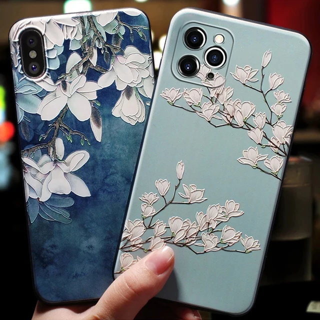 Чехол для телефона с цветами iphone SE 2020 X 8 7 6 S Plus чехлы 11 Pro 5 s XR XS Max 7plus 11Pro Max|Бамперы| |