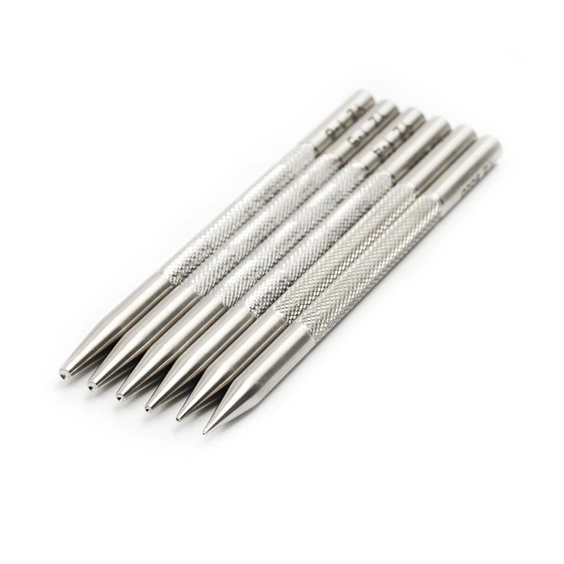 Lather Work Carving Tool Seed Plain DIY Handmade Stamping-Print Embossing Stamps 304 Stainless Steel