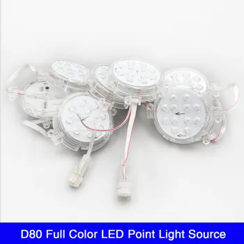 

180PCS/lot DC24V 80mm 12LEDs UCS2903 / UCS512C4 ic led module light,digital 5050 smd rgb amusement ride lights bulb,waterproof