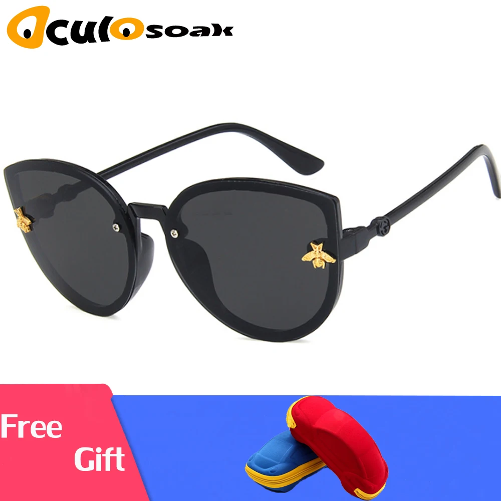 

Steampunk Cartoon Kids Sunglasses Boys Girls Vintage Children Sunglasses Round Sun Glasses Oculos Feminino Accessories with box