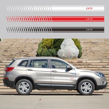 

Car Waist Side Skirt Decoration Stickers for Changan Cs75 Car Decals Vinyl Accessories 2Pcs/lot