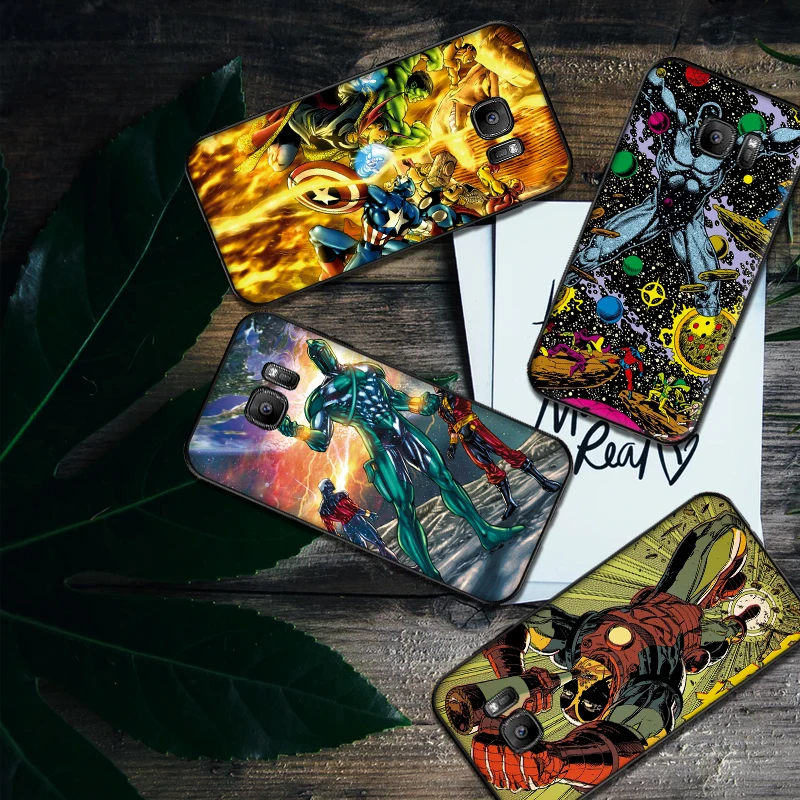 Мягкий силиконовый чехол для телефона Marvel Wade Winston Wilson Samsung Galaxy S6 S8 Edge S7 S9 Plus S10 S10E Note