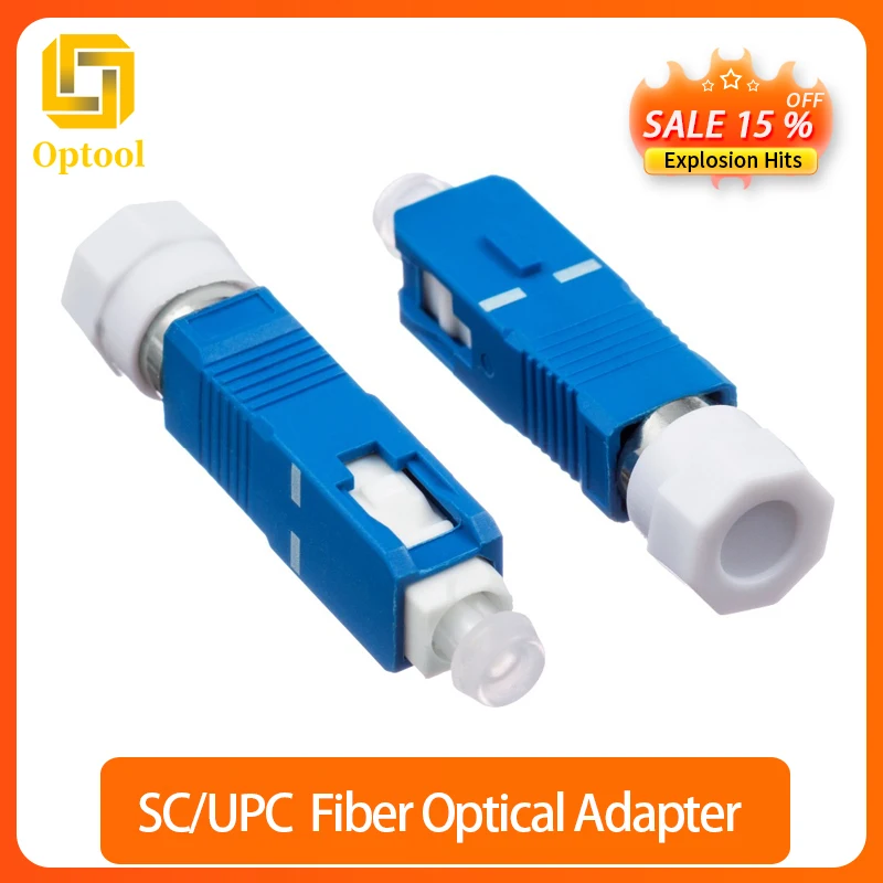 

2pcs/lot FC/UPC-SC/UPC Male Fiber Optic Adapter Singlemode FC Female to SC Fiber Optical Adapter Free Shipping