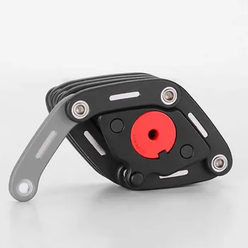 

Black Foldable Mountain Bike Lock Bicycle Cycling Security Anti-theft Outdoor With Mount Lock Holder 3 Keys
