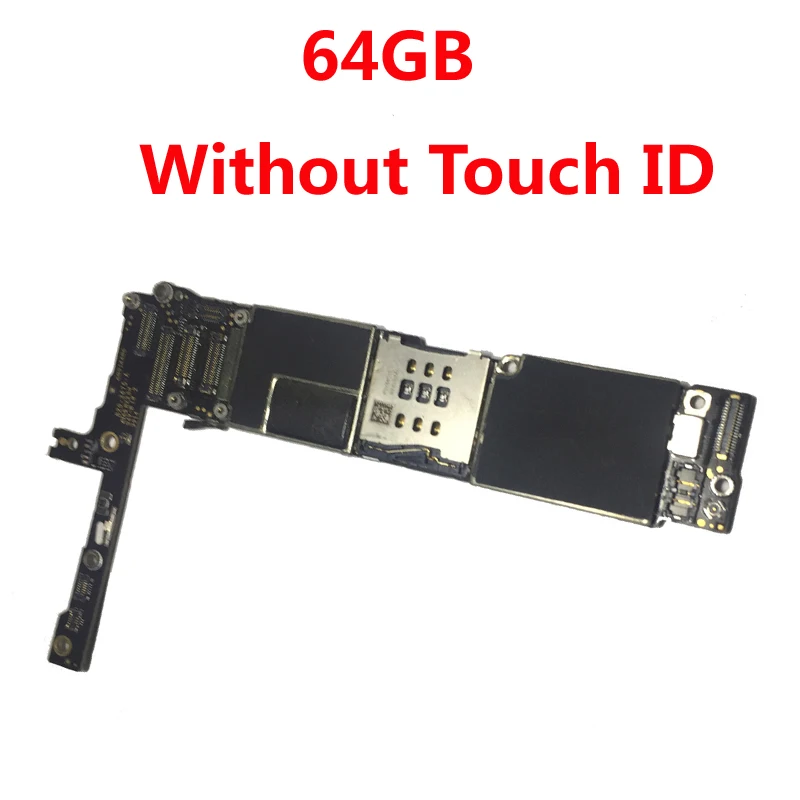 Оригинальная системная материнская плата для iphone 6 Plus, 6 Plus, IOS с/без touch ID, 16 ГБ, 64 ГБ, 128 ГБ, чистая разблокированная материнская плата iCloud - Цвет: 64GB-NO Touch ID