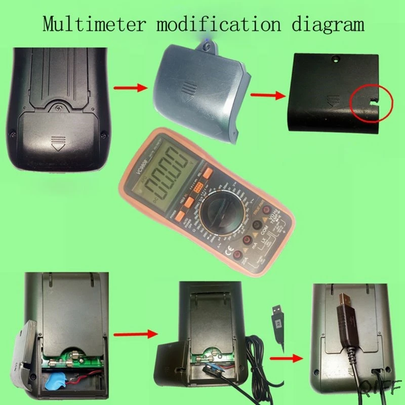 9 в батарея Eliminator USB 5 в Boost до 9 в кабель для мультиметра микрофона роутера