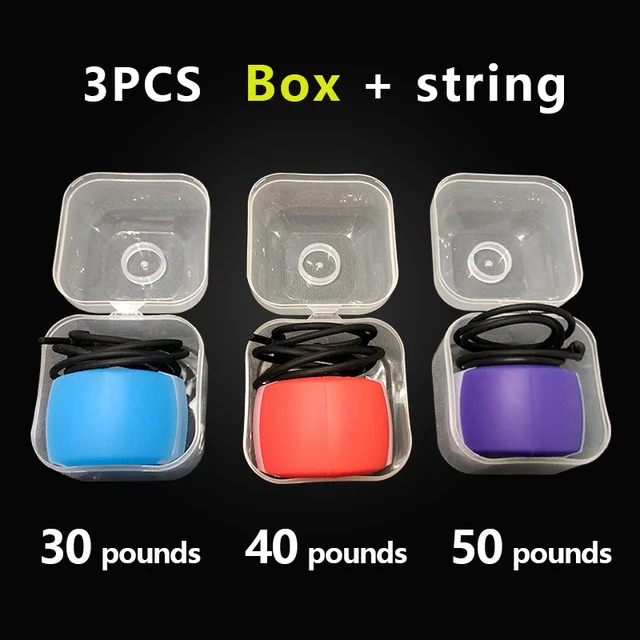 Food-grade Silica Gel Jaw Exercise Line Ball Muscle Trainin Fitness Ball Neck Face Toning  Jaw Muscle Training Face lift blue black purple