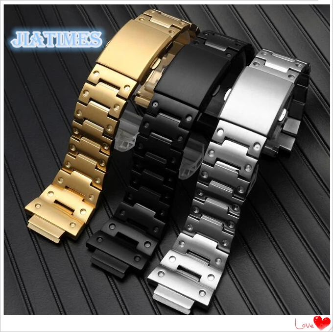 G-5600 GW-M5610 GW-M5600 GLX-5600 GLS-5600 Фирменная Новинка Нержавеющая сталь Универсальный БЕЗЕЛЬ для наручных часов и ремешок