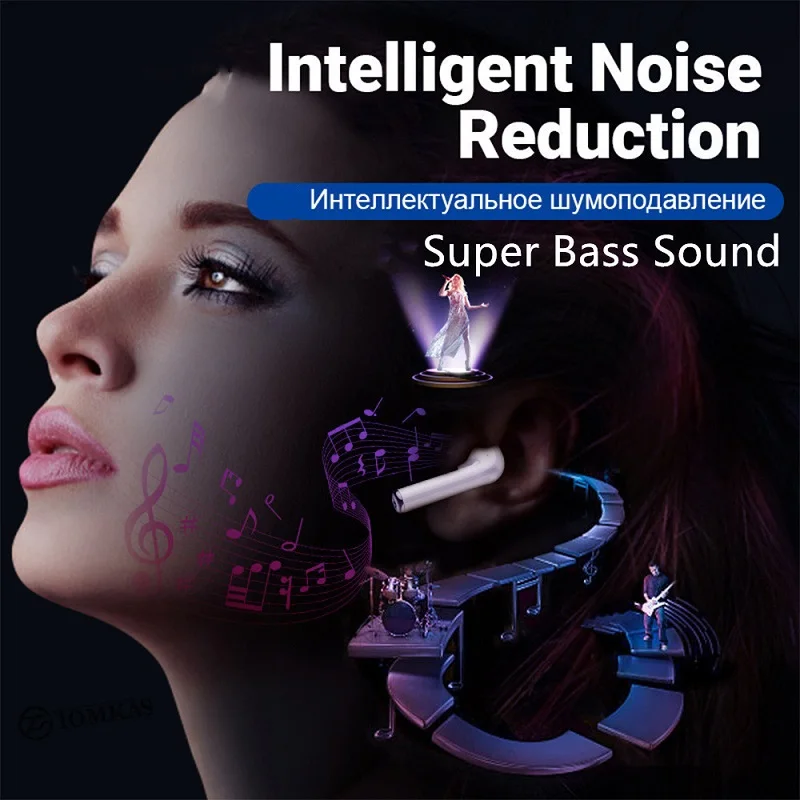 i30000 TWS Hey Siri 2nd AI Voice Control Bluetooth Earphone in-ear Smart Sensor 1536U pk W1 H1 i500 i5000 i9000 i90000 Pro tws