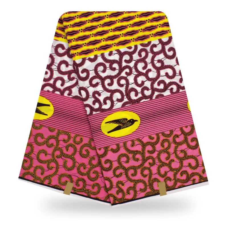 

2020 nederlands Kwanzaa Dutch Wax Fabric 6 yards African Polyester Print Ankara Fabric For a wedding Holland