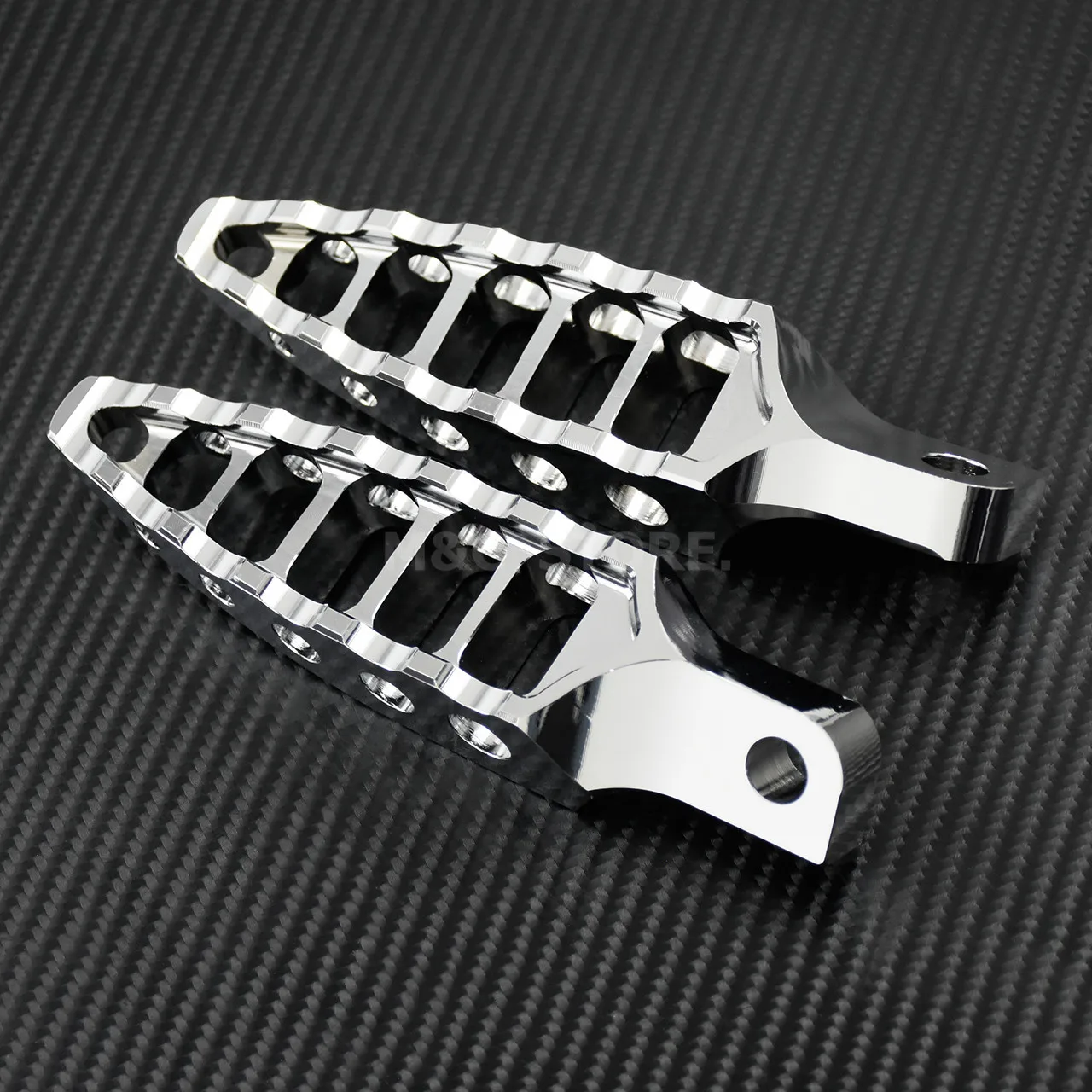 Maction CNC 45 градусов мужские подножки черный/хром для Harley Sportster Touring FLHR Dyna Softail 1993