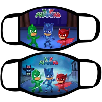 

PJ MASKS Kid Face Mask Cartoon Dustproof Masks Reusable Washable Dust-proof Cosplay Kids Toys Mouth Caps Washable Children gift
