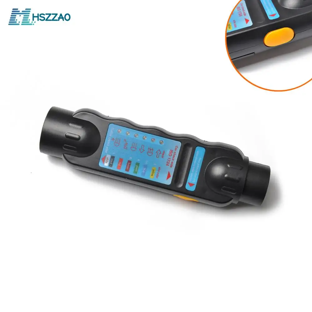 

12V 7 Pin Car & Trailer Towing Lights Plug&Socket Cable Wiring Circuit Tester