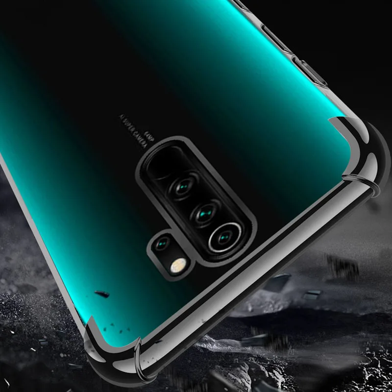 Синий цвет для Xiao Redmi Note 8 Pro Чехол подушки безопасности буфера полная защита чехол для Xiao Redmi Note8 Pro ТПУ Противоударный задняя крышка