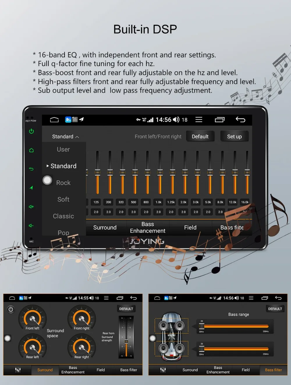 Clearance Joying Intel 2Din Android 8.1 1080P Car Stereo 8 inch 8 core 4G ROM Intelligent System Navi Radio for Toyota with Reverse Camera 8