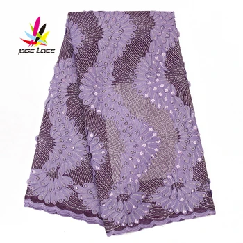 

Hot Sale Nigerian Velvet Lace Fabric For Women 2020 New Design African Velvet Embroidery Lace With Sequins For Women AMY3158B